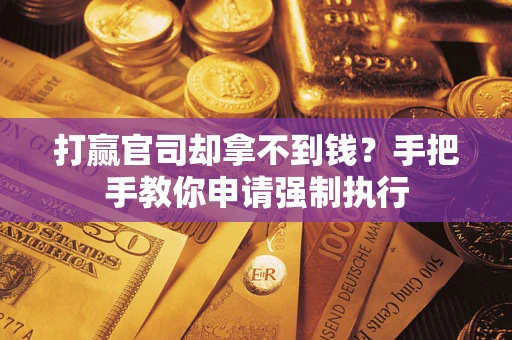 北京打赢官司却拿不到钱？手把手教你申请强制执行
