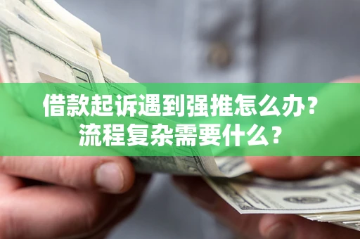北京借款起诉遇到强推怎么办？流程复杂需要什么？
