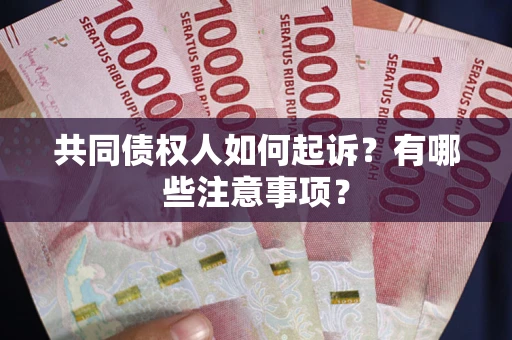 北京共同债权人如何起诉？有哪些注意事项？